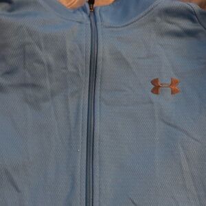Under Armour Light Blue Zip-Up Jacket XXL